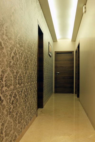 Hallway Wallpaper Installation